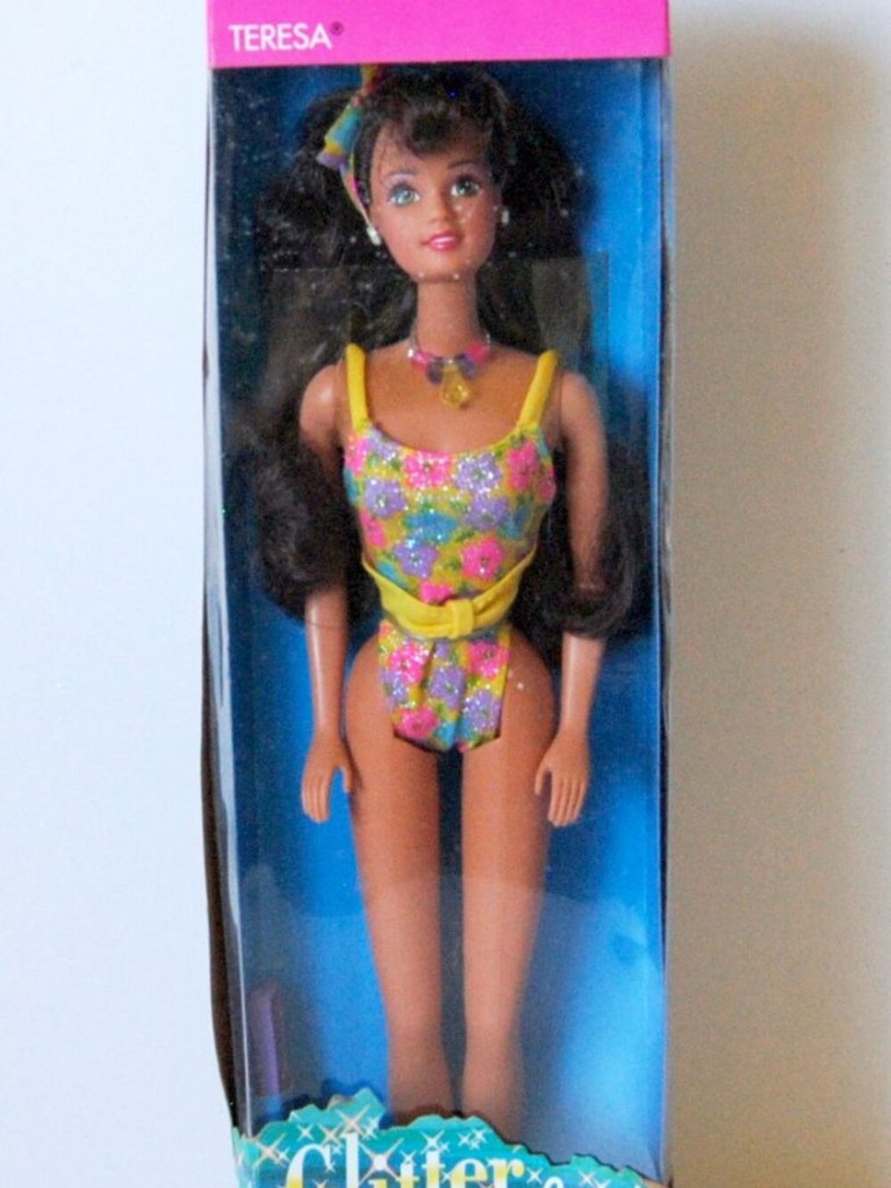Vintage Glitter Beach Barbie Teresa 1992 Doll Mattel #4921